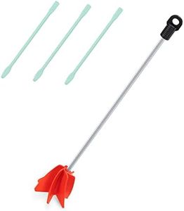 Navaris Epoxy Mixer for Drill - 5 Gallon Paint and Epoxy Resin Mixing Attachment - 14" Stirrer Paddle for Drills - Includes 3 Silicone Stir Sticks