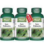 VORST Saw Palmetto Extract 8:1 320mg (2560mg raw herb) 3 X 90 Capsules | Supplement for Prostate Health Incontinence Support Pills DHT Blocker Hair Loss Treatment for Men Urinary Health | Powder Pills | 3 Bottle