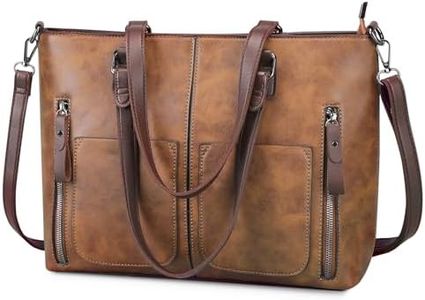 BAIGIO Sac a Main Femme Cuir PU Sac Bandoulière Femme Sac Cabas Grande Capacité Tote Bag Sac Femme Elégant Classique pour le Travail Shopping Party Voyage
