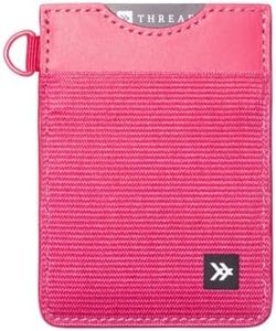 Thread Wallets Ultra Slim Card Holder Wallet - Slim Wallet for Women & Men - Minimalist Wallets for Women - Small Wallet for Women & Men - Modern Credit Card Organizer Mini (Magenta)