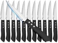 BEWOS Steak Knives Set of 12, 4-inc