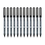 uni-ball Eye UB150 0.5mm Roller Ball Pen | Black Ink, Pack of 12