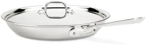 All-Clad 8701005165 Stainless Steel Fry Pan with Lid, Silver