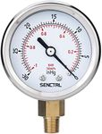 SENCTRL 30inHg Vacuum Pressure Gaug