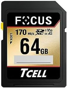 TCELL Focus 64GB A2 SDXC UHS-I U3 V30 Read/Write up to 170/50 MB/s