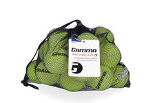 GAMMA Sports Pressureless Tennis-Balls with Mesh Tennis-Ball Bag 20 Pack