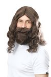 Hippy to Jesus and Beard Set Accessory Fancy Dress