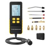 Digital Engine Compression Tester Kit, Petrol Gas Engine Cylinder Compression Tester 0-426PSI Fuel Cylinder Pressure Gauge Automotive Diagnostic Tool, Multiple Unit Switching, Temperature Measuring