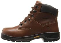 Wolverine Men's Harrison Lace-Up 6" Work Boot, Brown, 11 X-Wide