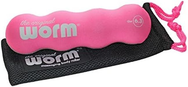 The Original Worm 6.3-Portable Massage Muscle Roller-Pink Small