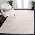 Safavieh Himalaya Collection HIM152B Handmade Premium Wool & Viscose Area Rug, 3' x 5', Beige