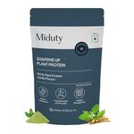 Miduty by Palak Notes ShapeME Up Plant Protein - Vanilla Flavour - 1 Billion Probiotics - Vegan Protein Shake for Lean Weight Loss - Protein Powder - Effective Weight Management - 500gm