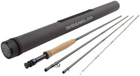 Redington Wrangler Fly Fishing Rod, 4-Piece Fly Rod, Durable Nylon Travel Tube, 5WT 9'0"