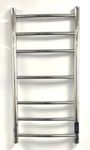 Greened House Siena Electric Stainless Steel Towel Rail 400 x 800mm Mirror polished Finish Dry Electric Towel Radiator