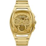 Bulova Men's Curv Gold-Tone Champagne Dial Watch (97A160)