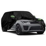 JUDANNA Waterproof Car Cover Intended for Land Rover Range Rover Sport 2005-2024, All Weather Outdoor Car Covers Full car cover with Zipper Door & Windproof Bands for Sun Rain Dust Protection