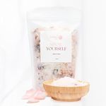 Bubble Me Spoil Yourself Bath Salt | Luxurious Aromatherapy | Soothes & Nourishes | Epsom & Pink Salt Blend | Hydrating Glycerin | Pure Essential Oils |