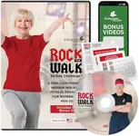 Walking Fitness DVD for Seniors 50-80+, Rock the Walk 30-Day Challenge - Combine Other Exercise Moves While Walking in Place – Full Body Workout Improves Energy, Strength, Flexibility, and Balance