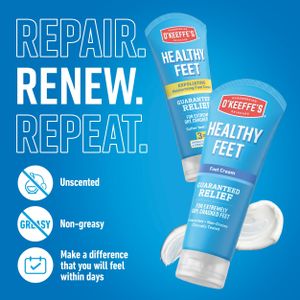 O’Keeffe’s Healthy Feet Cream 80ml – Intensive Moisturizer
