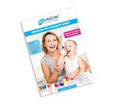 BIGFALCON Premium PVC Lamination Dragon Sheet Set of 15 Cores and 30 Overlays A4 Size 800 Micron for PVC Aadhar, Photos, ID Card