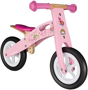 BIKESTAR Bicicleta sin Pedales para niños y niñas | Bici Madera Pulgadas a Partir de 2-3 años | 10" Edición Sport Rosa