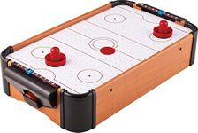 Trading Innovation Mini Arcade Air Hockey Table with Puck | Pusher Battery Operated Table Top Toys Game for girls and boys | Travel Size Lightweight | Indoor & Outdoor Portable Games Set