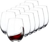 FAWLES Stemless Wine Glasses Set of