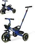 KRIDDO 2-in-1 Toddler Tricycle for 