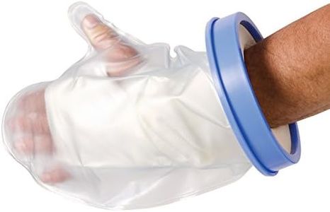 DMI Waterproof Cast Cover, Wound Barrier & Bandage Protector, Reusable with a Watertight Seal for Showers, Baths and Pools, Fits Adult Hand and Wrist up to 12 Inches in Length, Hand