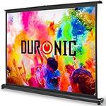 Duronic Projector Screen DPS40 /43 Portable Desktop Projection Screen for School, Theatre, Home Cinema, 40" display 4:3 Ratio 81 X 61cm HD 4K 8K Ultra HDR 3D