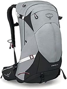 Osprey Stratos 34L Men's Hiking Backpack, Smoke Grey