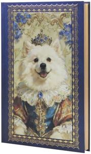 Hardcover Notebook Journal, Aesthetic A5 Lined Journal (Pomeranian Dog)