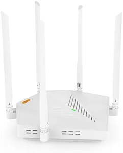 BLIYEE AX3000 WiFi 6 Router, Dual Core Full Gigabit Router, High Speed Port with 5 High-Gain Antennas, Wireless Networking, Long Range Coverage