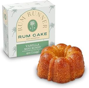 The Great Spirits Baking Company's Rum Runner Vanilla Rum Cake, Mini Bundt Cake (4 oz), Fresh and Decadent, Made with Real Caribbean Rum