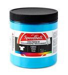 Speedball Art Products Fabric Screen Printing Ink, 8-Ounce, Peacock Blue