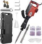 JACKCHNE JC-150 Electric Demolition Jack Hammer 1-1/8 Inch SDS-Hex Heavy Duty Concrete Pavement Breaker