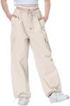 Rolanko Girls Parachute Pants, Carg