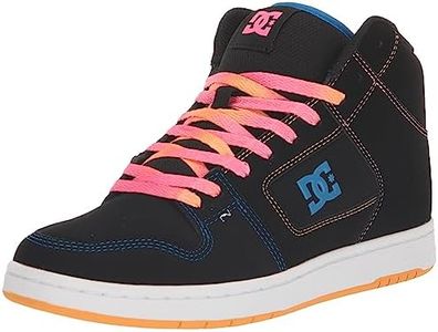 DC Women's Manteca 4 High Top Skate Shoe, Multi, 7.5