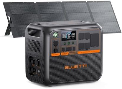 BLUETTI AC200PL Solar Generator with 2 200W Solar Panel (Ship Separately), 2304Wh Portable Power Station, Expandable to 8448Wh, 4 2400W AC Outlets (3600W Power Lifting), TT30 Output for RV, Outage