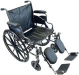 Invacare Essentials Tracer SX3 Wheelchair, Foldable, Elevating Legrests & Desk Length Arms, 20 Inch Seat