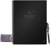 Rocketbook Smart Reusable Notebook, Teacher Planner with 8 Page Types, Infinity Black, (8.5" x 11")