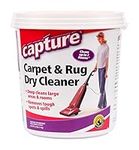 Capture Carpet Dry Cleaner Powder 2.5 lb - Deodorize Clean Stains Smell Moisture from Rug Couch Wool and Fabric, Pet Stain Odor Smoke Too