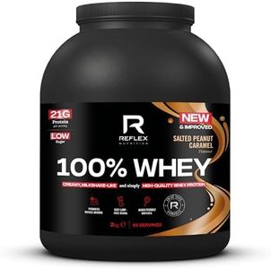 Reflex Nutrition 100% Whey Protein Powder Pure Whey Concentrate & Amino Acids Amazing New Taste No Added Sugar Protein Powder (Salted Peanut Caramel) (2kg) (Made in the UK)