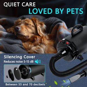 Blanlody 3800W Dog Hair Dryer – High Power Pet Grooming, Black