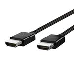 Belkin Ultra HD HDMI 2.1 Cable 3.3FT/1M - 4K Ultra High Speed HDMI Cable, 48Gbps HDMI 2.1 Braided Cord, Dolby Vision HDR & 8K@60Hz Capable, Compatible w/PlayStation, PS4, PS5, Xbox Series X & More