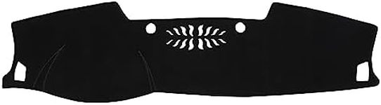 VekAuto Car Dashboard Cover Mat Compatible for Kia Seltos 2019-2023, Protective Polyester Black Center Console Interior Trim Dash Board Mat