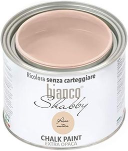 bianco Shabby® Chalk Paint Rosa Antico Peinture à la craie pour meubles et murs, effet vintage, shabby chic, extra mat (0,5 Litres)