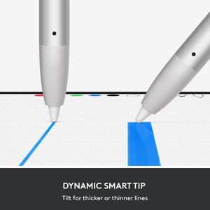 Logitech Crayon USB-C Digital Pencil for iPad – Silver