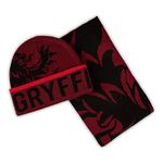 Harry Potter Gryffindor Premium Adults Beanie & Jacquard Scarf Set