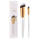 Docolor Foundation Brush and Concealer Brush Premium Synthetic Contour Makeup Brushes Perfect for Blending Liquid, Buffing, Cream, Sculpting, Mineral Powder Makeup Brushes Tools